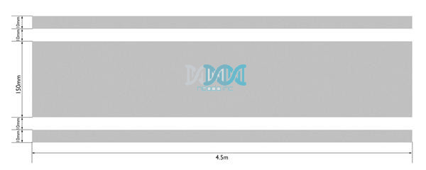 Racing Strips Silver 20cmx4.5M