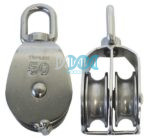 Double Swivel Polyeurathane Pulley 50mm Stainless Steel 304