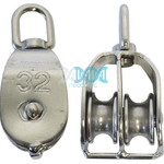 Double Swivel Pulley 32mm Stainless Steel 304