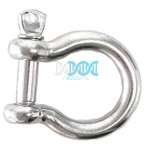Euro Bow Shackle 12mm 316 Stainless Steel