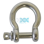Eu Bow Shackle 6mm 316 Stainless Steel