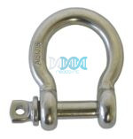 Euro Bow Shackle 6mm 316 Stainless Steel