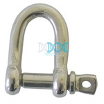 Euro Bow Shackle 4mm 316 Stainless Steel