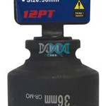 Axle Socket Hd 36mm 1/2Dr 12Pt