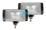 Set Rect Clear Spotlamps 180X80mm