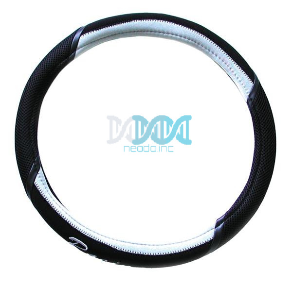 Steering Wheel  Cover Black/Grey