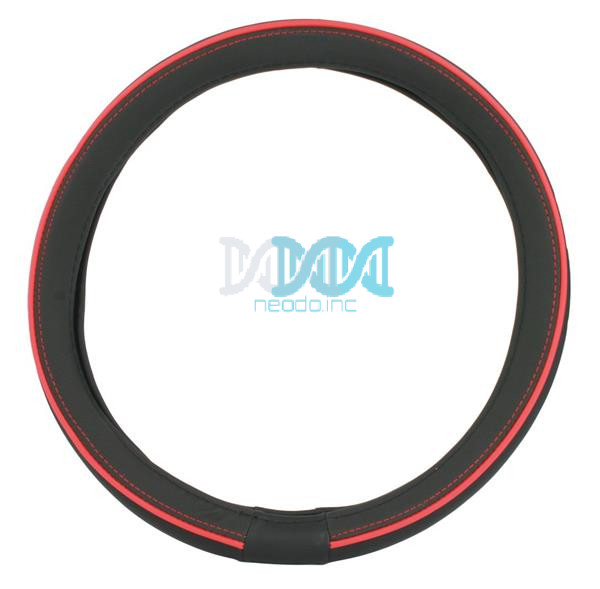 Steering Cover Polyeurathane  Black/Red