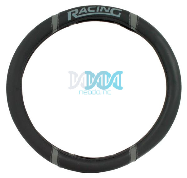 Steering Cover Polyeurathane  Racing Black/Grey