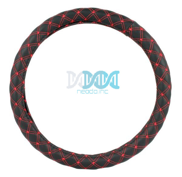 Steering Cover Polyeurathane  Black/Red