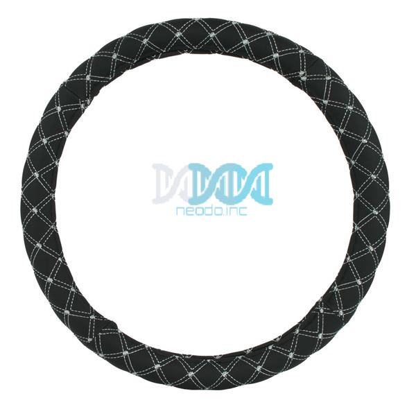 Steering Cover Polyeurathane  Black/Grey