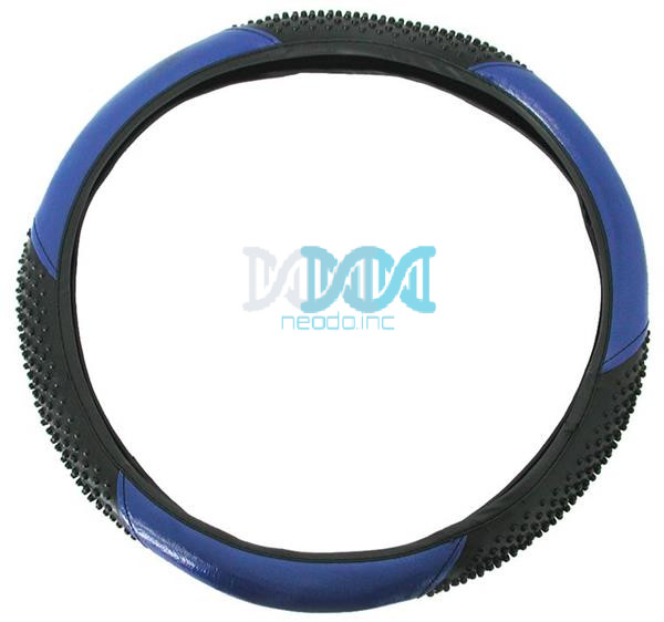 Blue Vinyl Steering Wheel  Cover