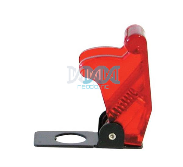 Switch Cover Red Transparent