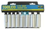 Tube Sockets 8 Piece 3/8Dr.6Pt