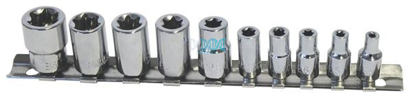 E-Tork Socket 11 Piece 1/4&3/8 Dr.