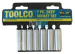 Tube Sockets7 Piece 1/4Dr.6Pt