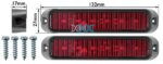 Led Marker Lamp 6Led Red 10-30V