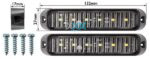 Led Marker Lamp 6Leds Clear 10-30V