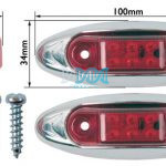Led Marker Lamp Red 6Led 10-30V