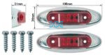 Led Marker Lamp Red 6Led 10-30V