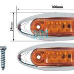 Led Marker Lamp Amber 6 Piece Led 10-30V