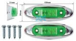 Led Marker Lamp Green 6 Piece Led 10-30V