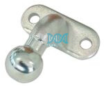 Goose Neck Ball Silver Long