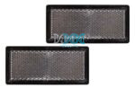 Reflector White Set 87X41mm Square E4