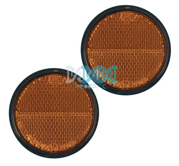 Reflector Amber Set 60mm Rnd E4