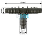 10mm Water T-Piece - 10 Pieces Per Pack.