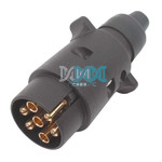 Trailer Plug Plastic 7P Slinder Card